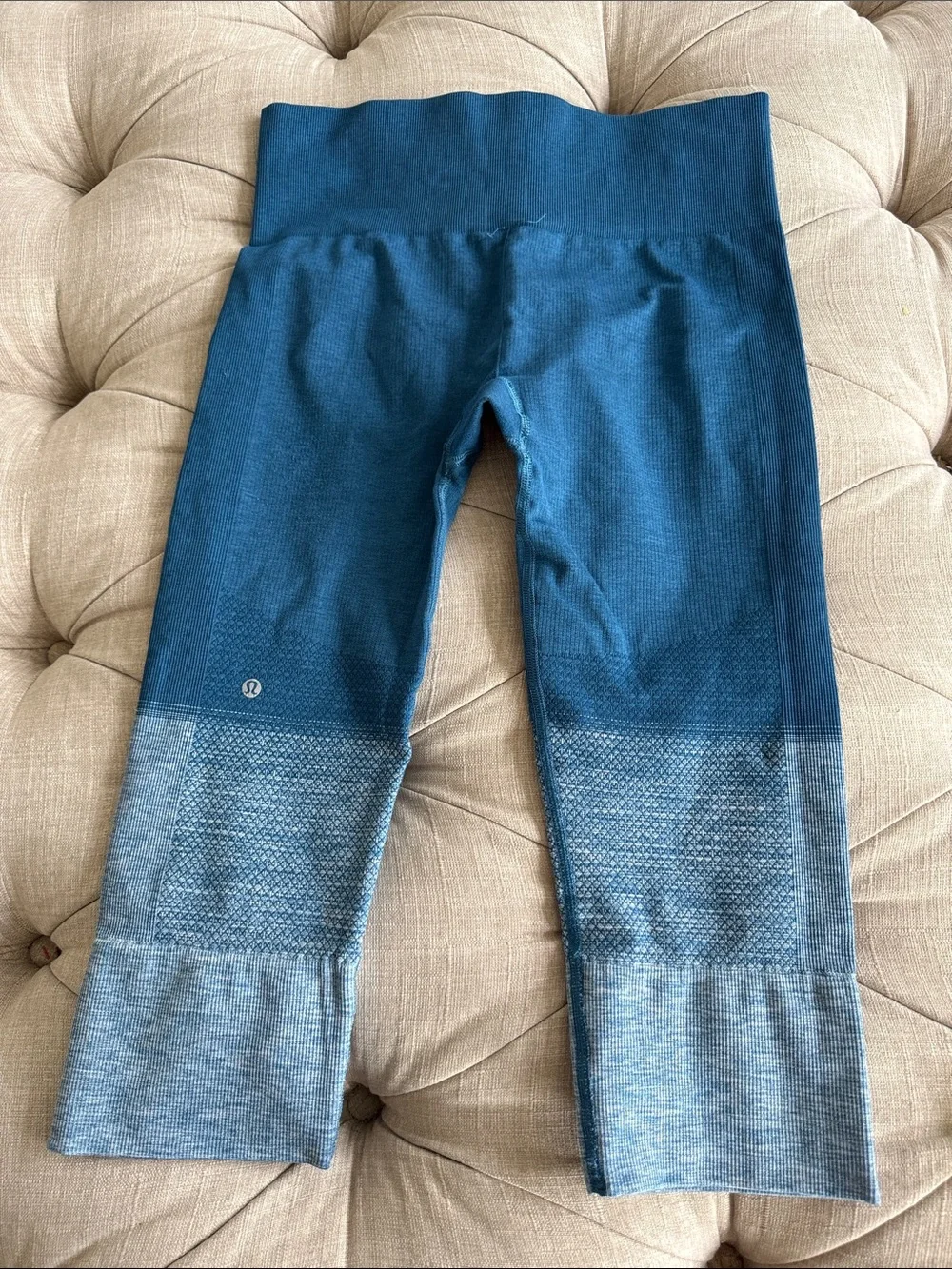 lululemon athletica Women’s Blue Ombre Seamless Leggings